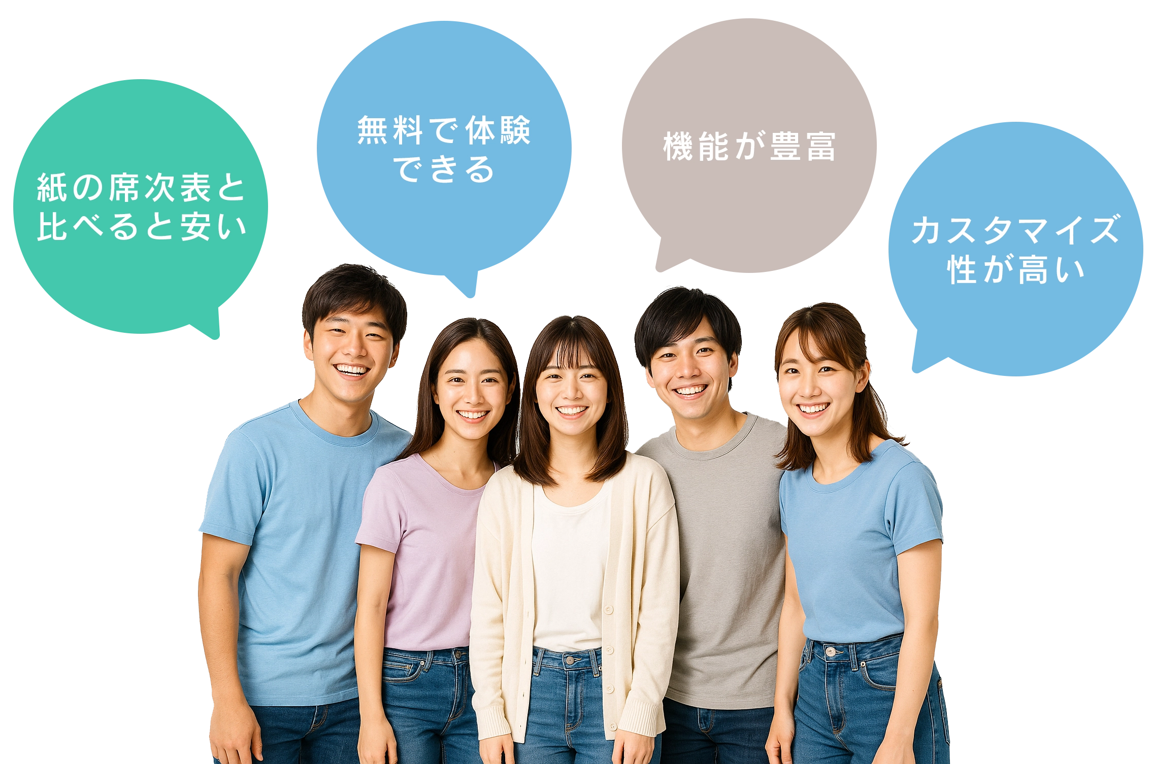WEB席次表【noalulu】｜結婚式をもっとスマートに、わかりやすく残せる新しい席次表